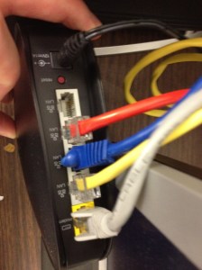 The home router I found